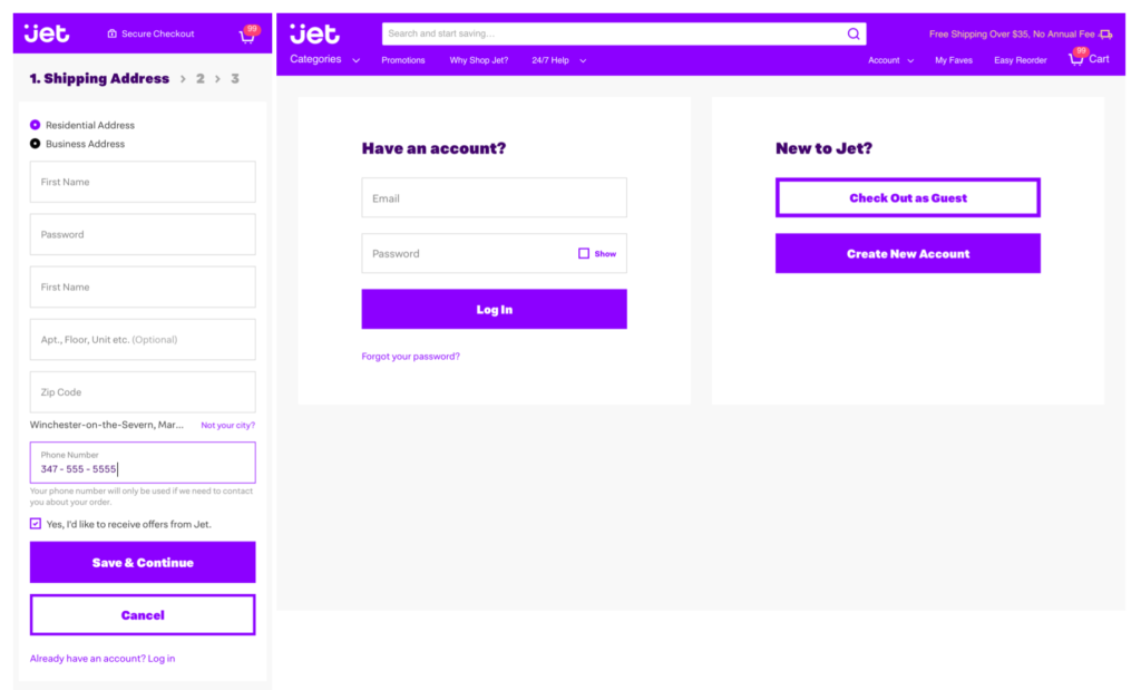 Checkout Experience